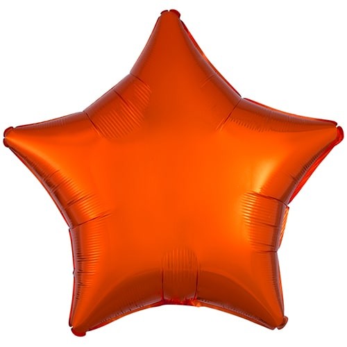 Шар фигура звезда оранжевая