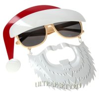 Очки Дед Мороз с бородой