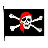 Пиратский флаг, 33*45