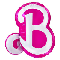 Шар фигура Барби розовый