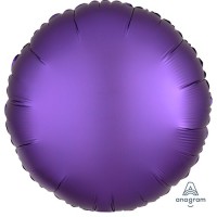 Шар Круг сатин фиолетовый